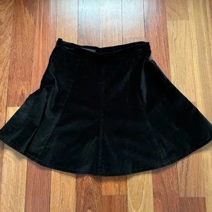 Rag and Bone Black Velvet Mini-Skirt size 4